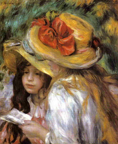 Renoir Two Young Girls Reading - 1890 - 1891.jpg