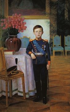 Егорнов Сергей (1860-1920) Цесаревич Алексей Николаевич Холст масло.jpg