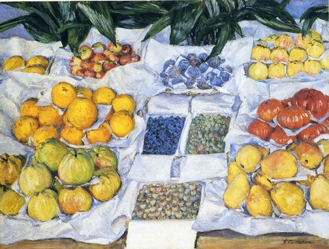 Fruit Displayed on a Stand - 1881 - 1882 - Private collection - Painting - oil on canvas.jpg