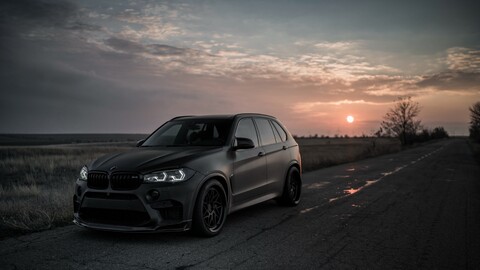 53794-bmw x1 doroga zakat chernyj.jpg