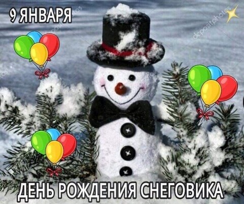 9 Января - День Рождения Снеговика.jpg