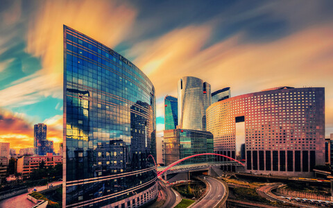 33265-zakat gorod zdaniya sunset the city building.jpg