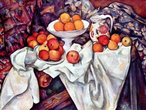 Сезанн Поль Натюрморт с яблоками и апельсинами 1895-1900 73 x 92 см Холст масло Постимпрессионизм.jpg