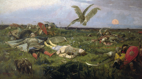 Виктор Васнецов После побоища Игоря Святославича с половцами 1880.jpg