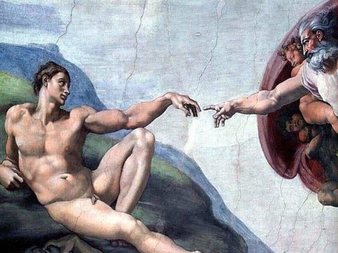 Микеланджело - Сотворение Адама.jpg